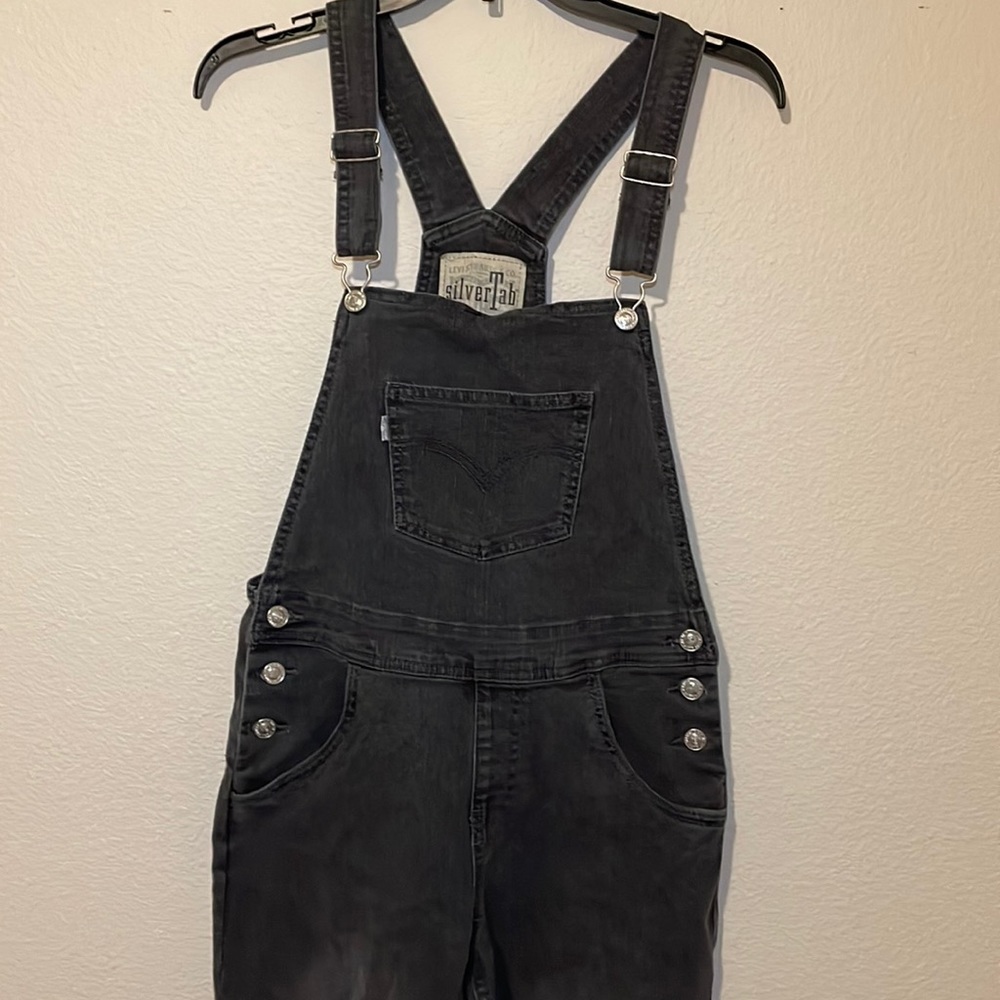 Levi’s faded black overalls size 16 reg . Size small
